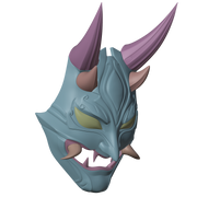 Genshin Impact Xiao Mask 3D Print Model