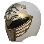 VEK3D White Ranger MMPR Helmet File