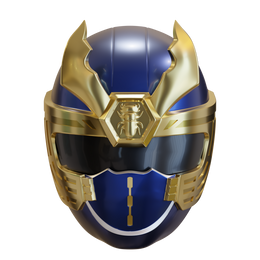 Navy Thunder Ranger Helmet 3D Model