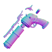 Jinx Zap Zap Pistol Arcane 3D Model