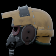 Concept inspired Bounty Hunter Pilot Helmet 3D-files for 3D printing