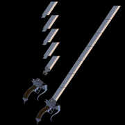 ODM gear sword 3D Model