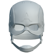 Captain America Helmet 3D Model
