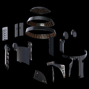 Star Wars The Mandalorian inspired Mandalorian helmet 3D-file for cosplay