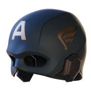 2012 Captain America Helmet 3D Print Model