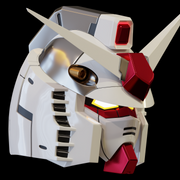 Gundam RX-78-2 Helmet 3D Print Model