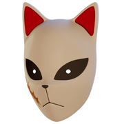 Sabito Mask 3D Model