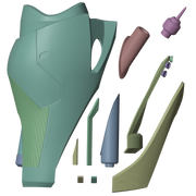 Widowmaker Gauntlet 3D Model