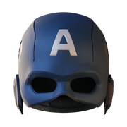 2012 Captain America Helmet 3D Print Model