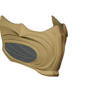 Mortal Kombat 1 Scorpion Mask 3D Print Model