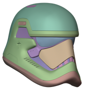 Episode VIII First Order Stormtrooper Helmet 3D Print Model