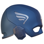 2012 Captain America Helmet 3D Print Model