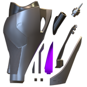 Widowmaker Gauntlet 3D Model