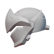 Genji Helmet 3D Model