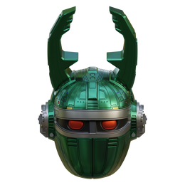 VEK3D Green Beetleborgs Helmet File