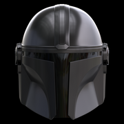 Star Wars The Mandalorian inspired Mandalorian helmet 3D-file for cosplay