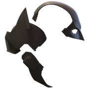 Ben Affleck Concept Batman Cowl 3D Model