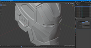 Ironman Mark 41 Bones Helmet 3D Print Model