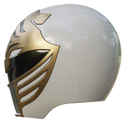 VEK3D White Ranger MMPR Helmet File