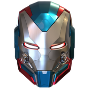 Iron Patriot mk 2 helmet 3D Model