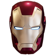 iron man mk42 helmet with interior details 3D Model