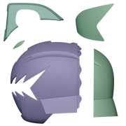 VEK3D Black Ranger Dino Thunder Helmet File