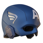 2012 Captain America Helmet 3D Print Model